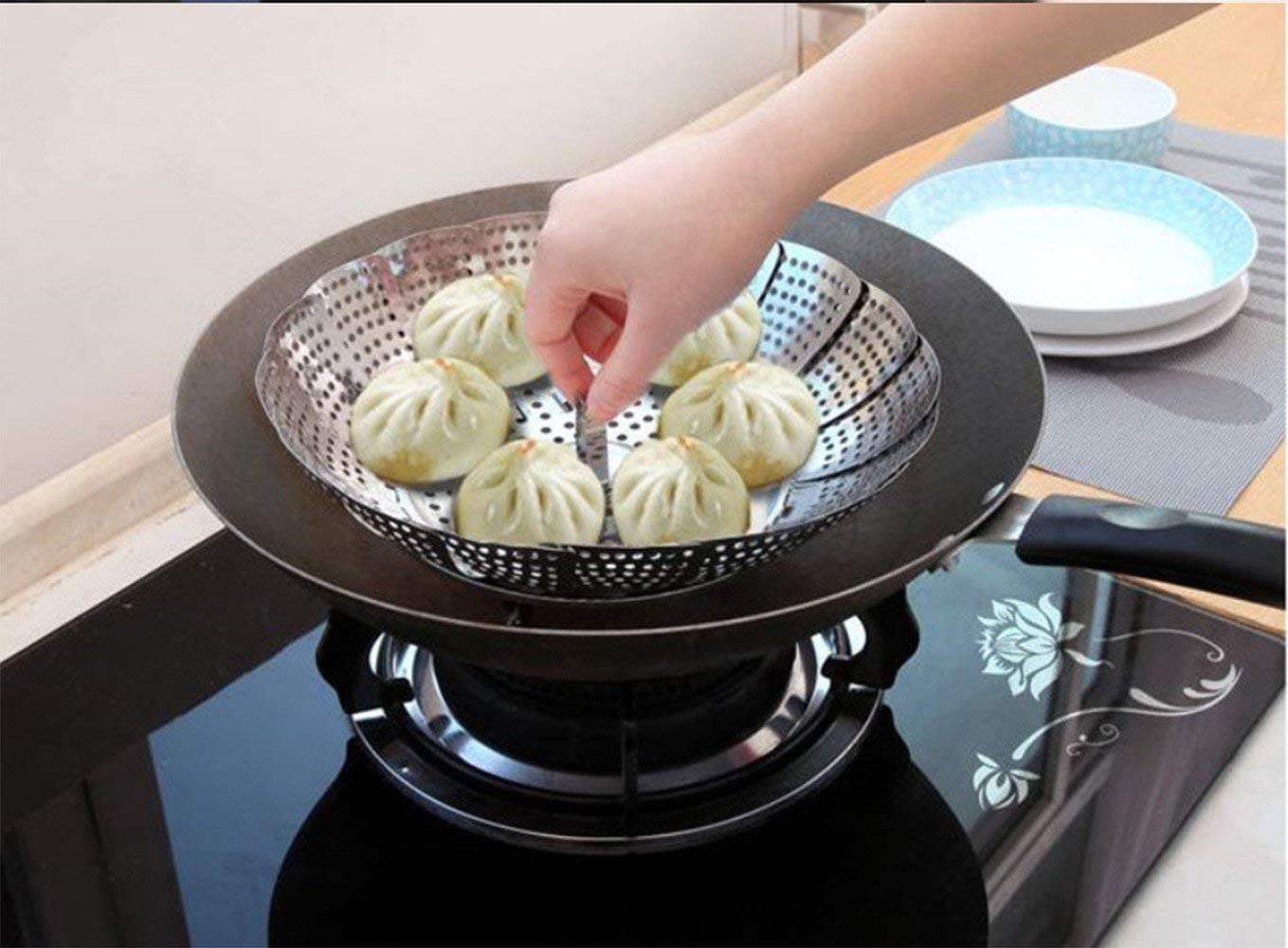 AP & ZP Stainless Steel Steamer Basket Food Steamer Veggie Steamer