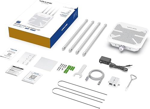Miniatura 9 de WAVLINK Extensor WiFi 7 BE5100 para exteriores, repetidor WiFi de largo alcance para exteriores de doble banda, punto de acceso, enrutador de malla,