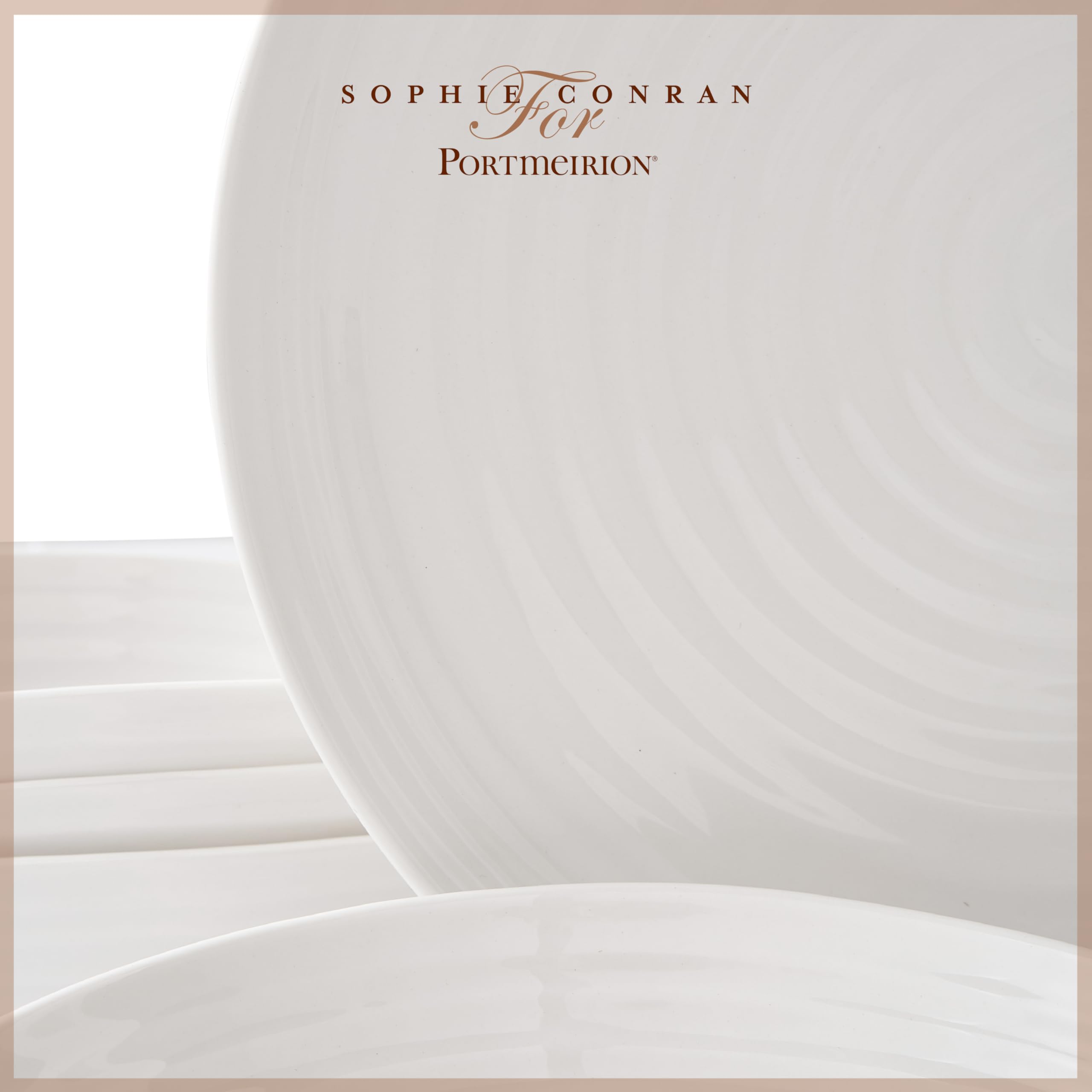 Portmeirion Sophie Conran White 12 Piece Set | Elegant Porcelain