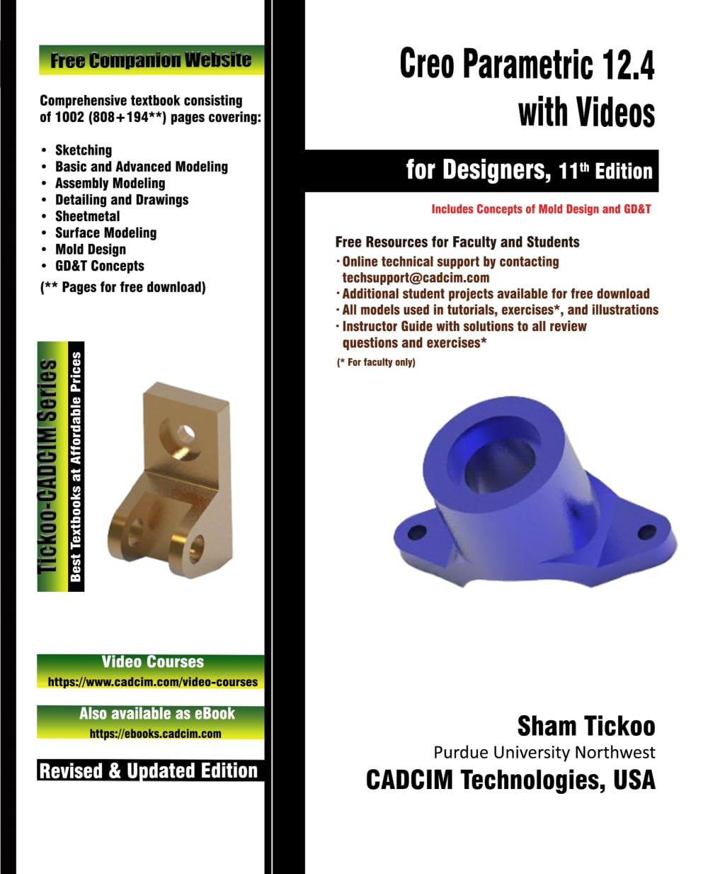 Creo Parametric 12.4 with Videos for Designers, 11th Edition