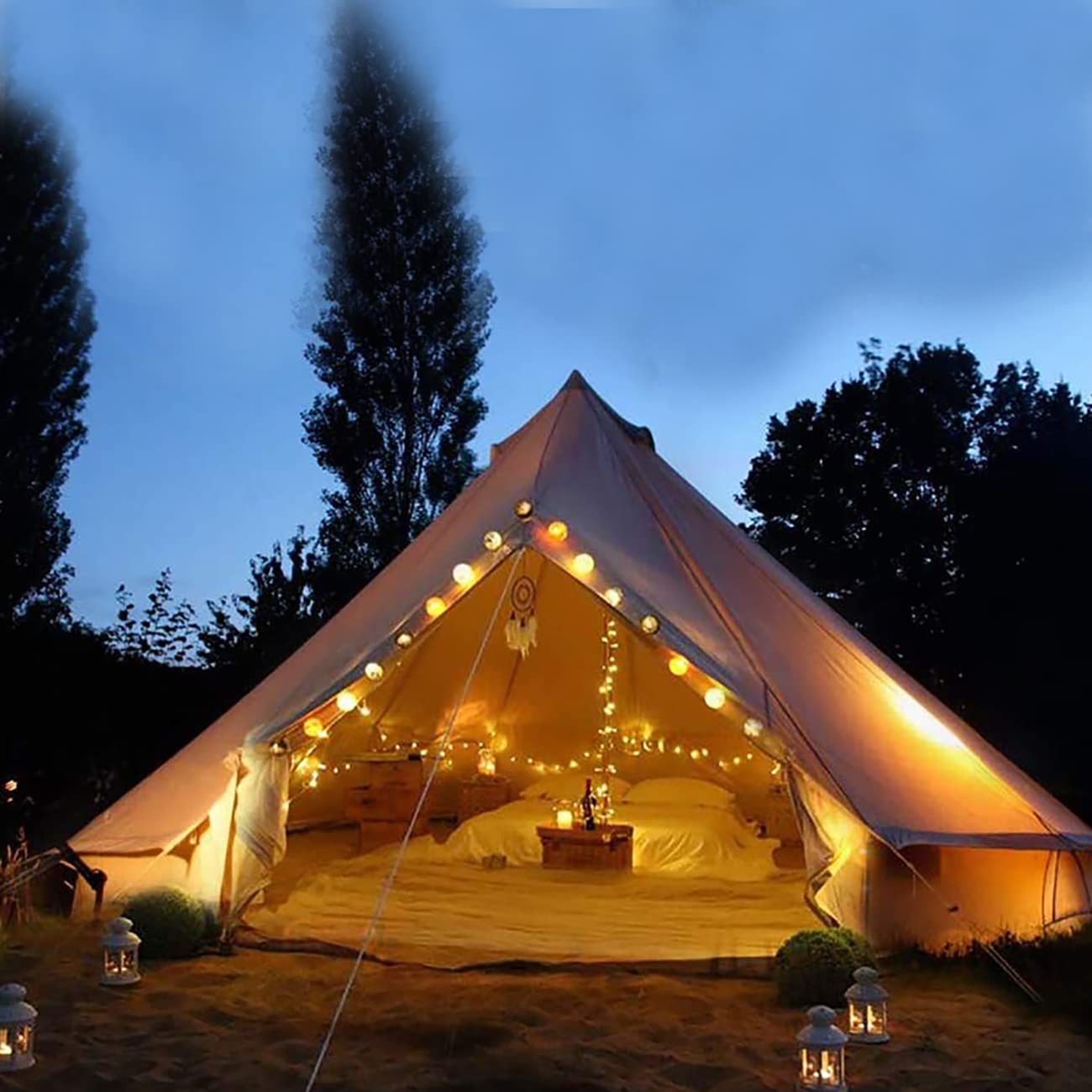 tente yourte de de Luxe pour 8 à 10 Personnes, Tente de Camping familiale avec Centre X Mid Gravel Biking on the Rahmen:ohne Rahmen