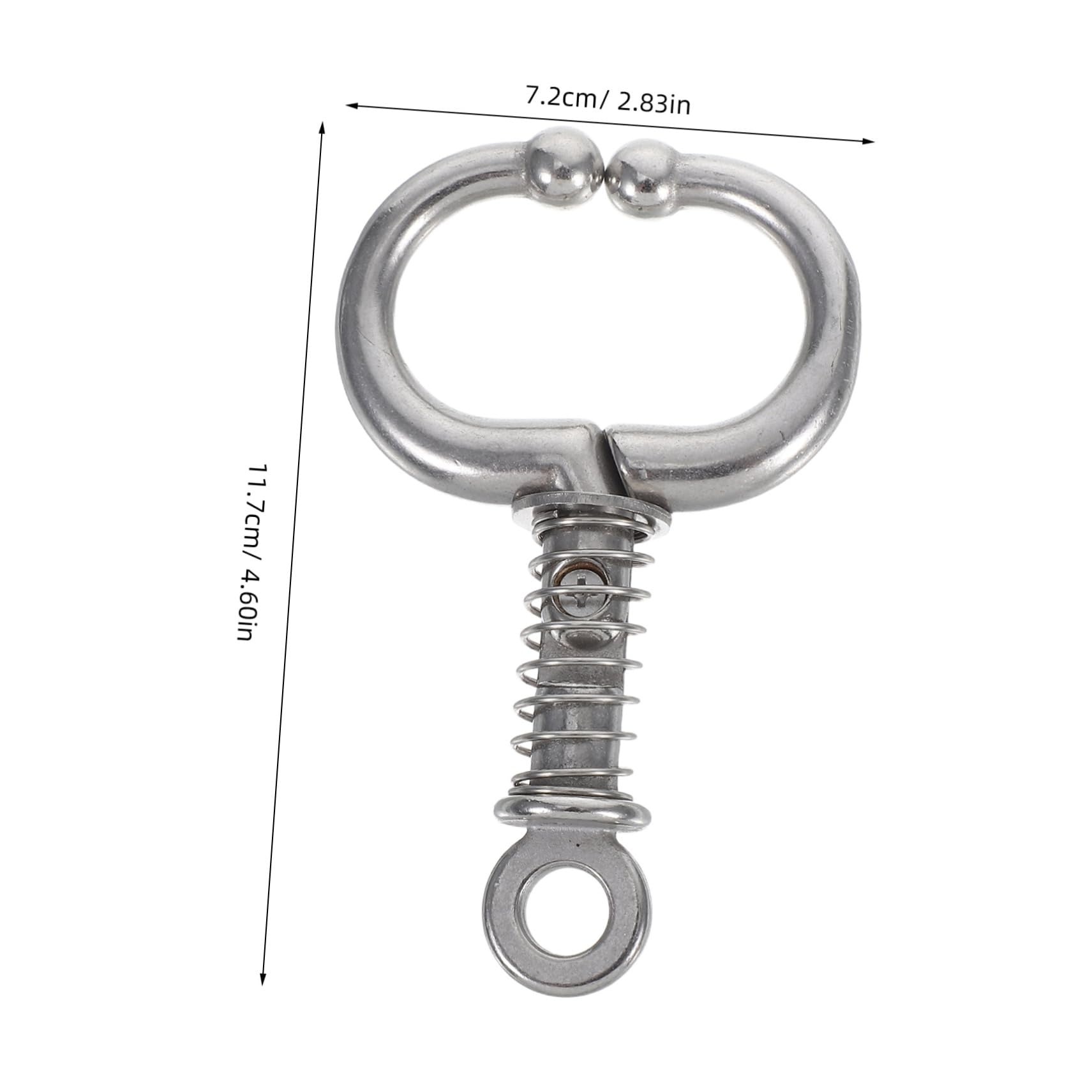 Happyyami Bull Nose Ring Comfortable Cattle Piercing Tool for Livestock Management Durable Design for Improved Farm Control Cow Friendly Handling Accessory