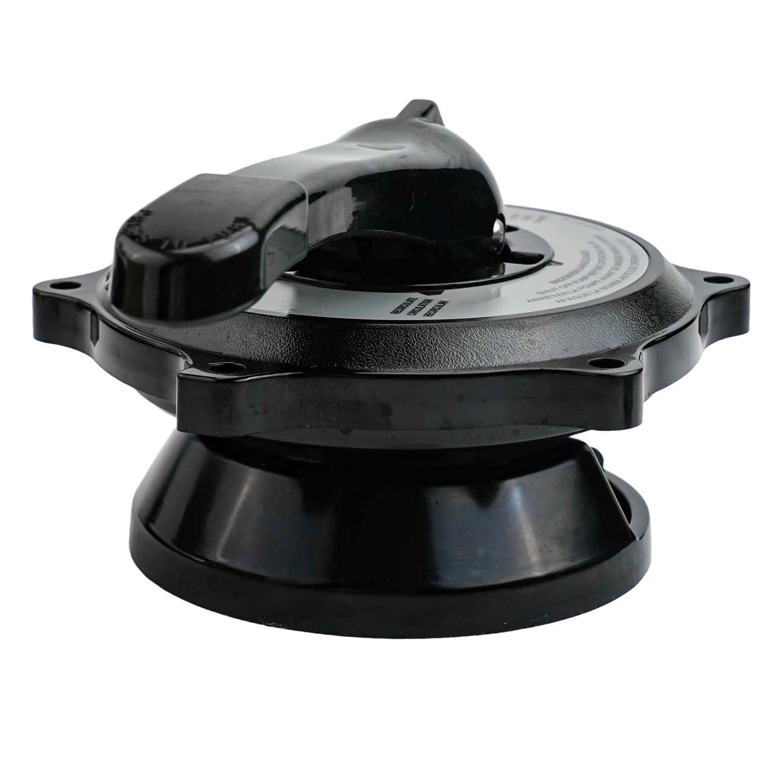Couvercle de clé et poignée pour valve Vari-Flo - Pour ABS noir - Pièce de rechange avec joint d'étanchéité - SP0710X SP0711 SP0712 - 38,1 cm
