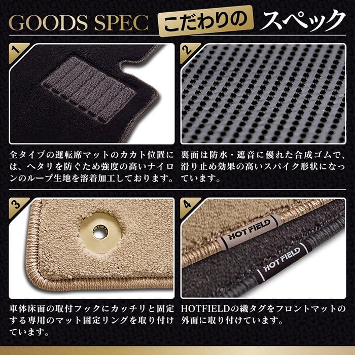 Amazon | Hotfield マツダ 互換品 CX-8 KG系 フロアマット＋トランク
