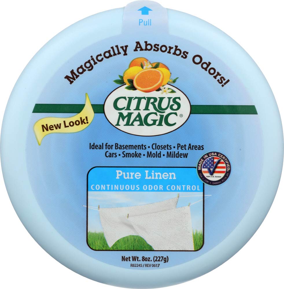 Citrus Magic Linen Scent Air Freshener 8 oz. Solid