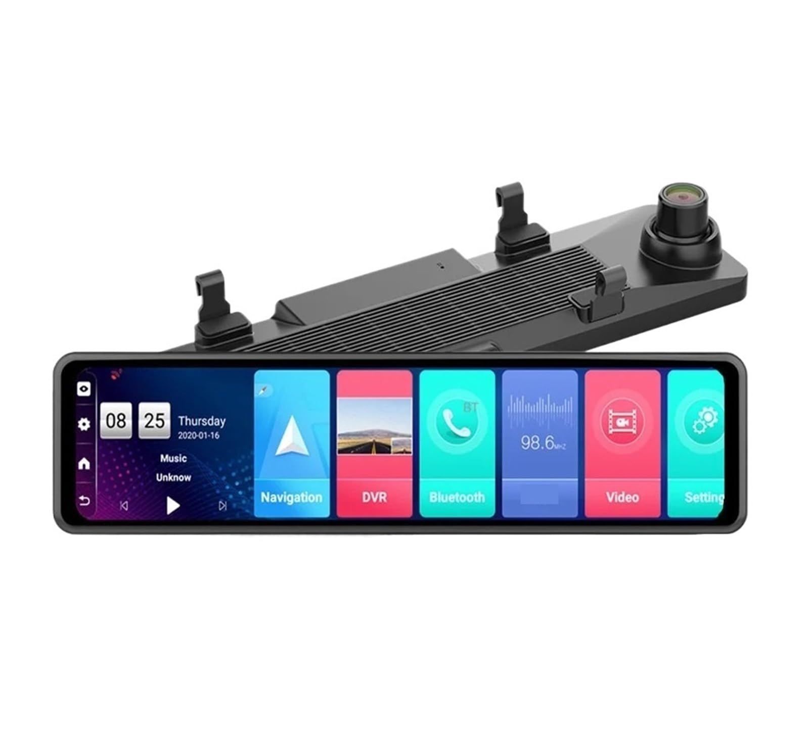 4GB 32GB Car DVR Camera 4G Compatible for Android 8 1 Stream Rearview Mirror 12inch 1080P Drive Video