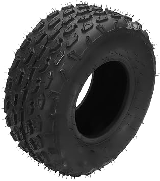 Luocute 19x7-8 ATV Tires, 4 Ply Heavy Duty Tubeless All Terrain Tires with Anti Slip Tread for ATV Quad Off Road Go Kart Cart Mini Bike UTV