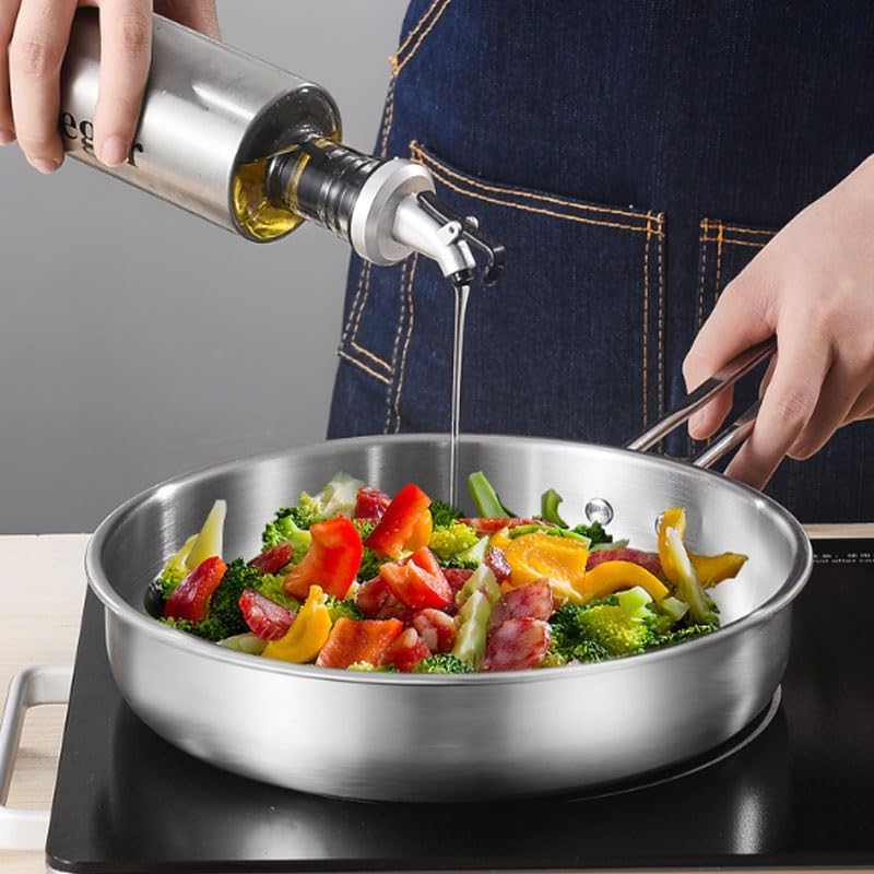 Thick Stainless Steel Composite Bottom Three Piece Cookware Set
