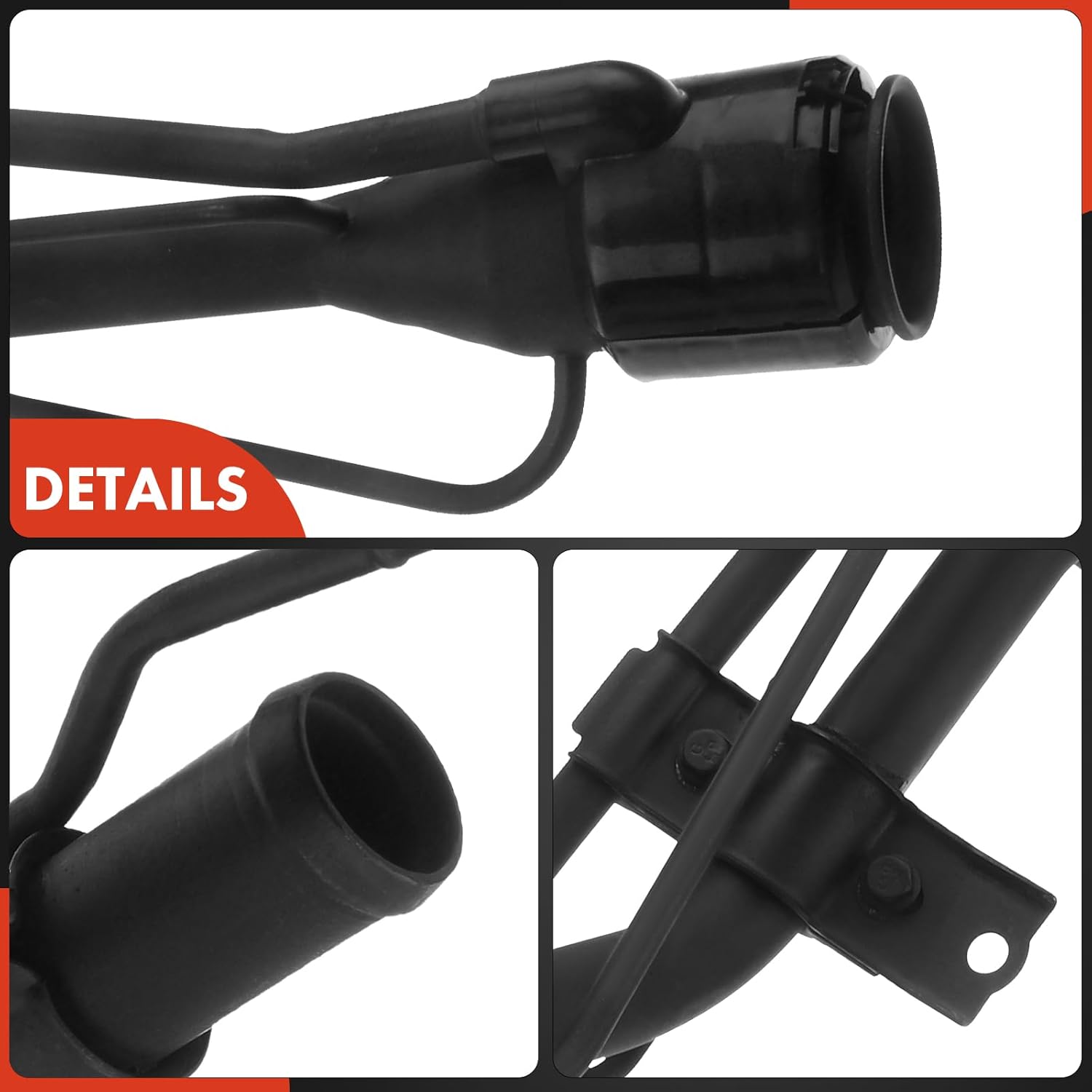 A-Premium Fuel Tank Filler Neck Pipe Hose Compatible with Toyota 4Runner 2001-2002 3.4L, Replace# 7720135700