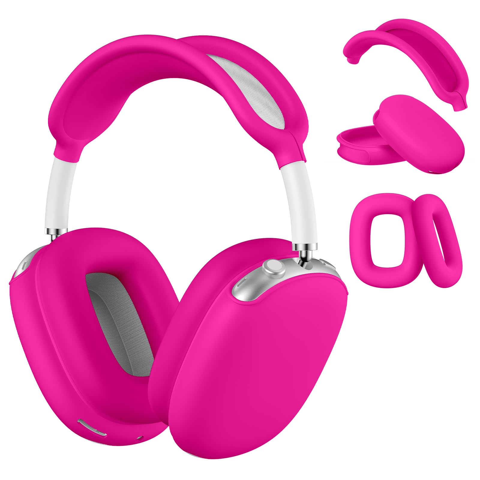 Amazon.com: Maxjoy AirPods Max Case - Soft Silicone Ear Cups Cover