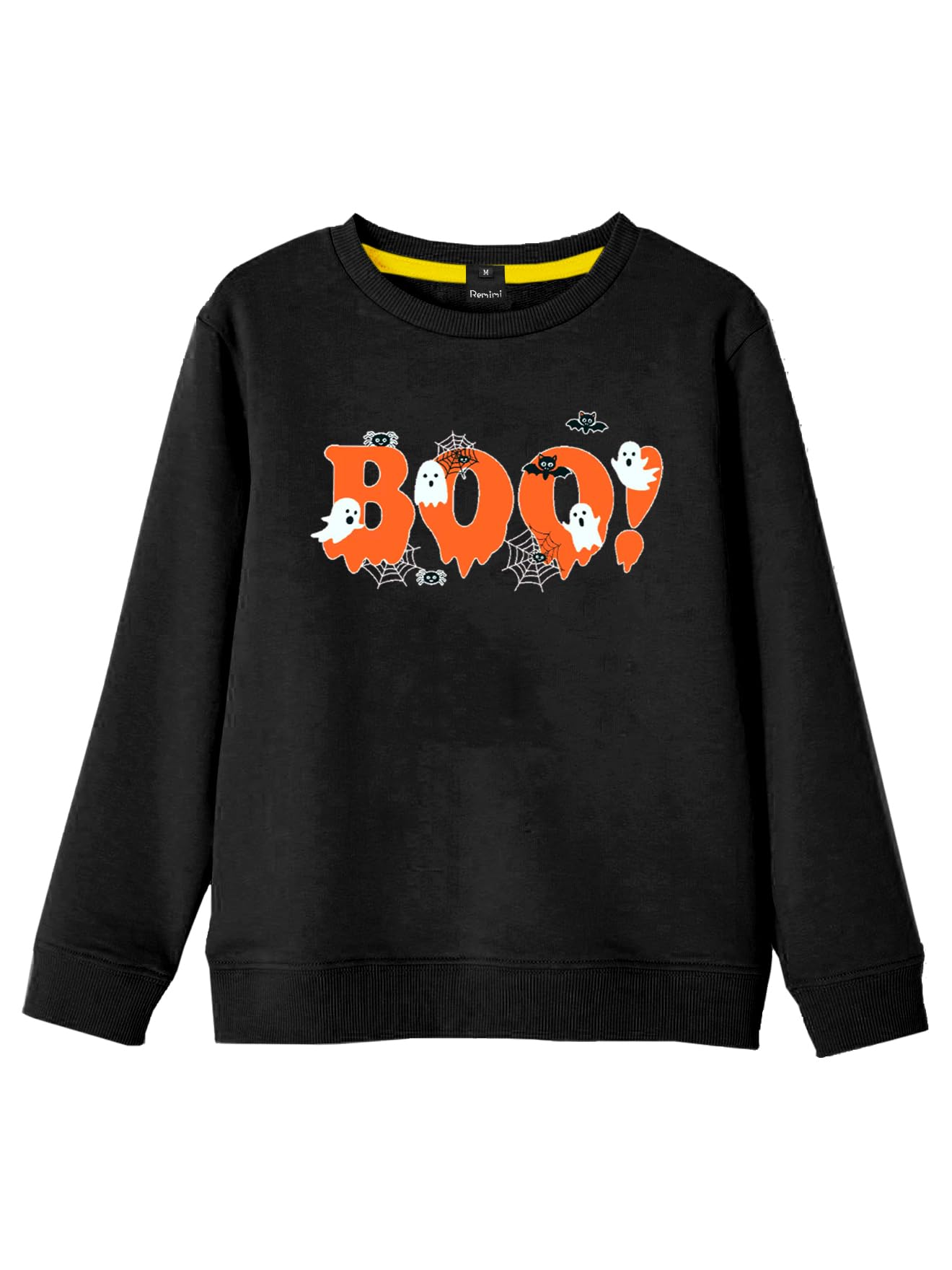 Remimi Kids Halloween Sweatshirt Long Sleeve Thanksgiving Tops 3-14 Years