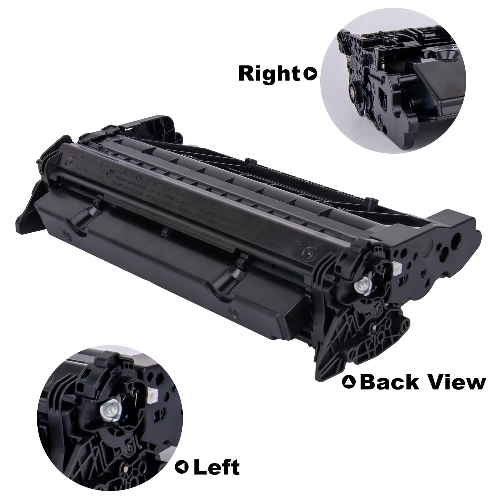 MICR CF226A CF226X 26A Cartouche de toner pour imprimantes HP Pro Laser M426fdn M426fdw M402 M402n M402dn M402dw Remplacement pour imprimante HP MICR CF226A 26A CF226X (1 noir)