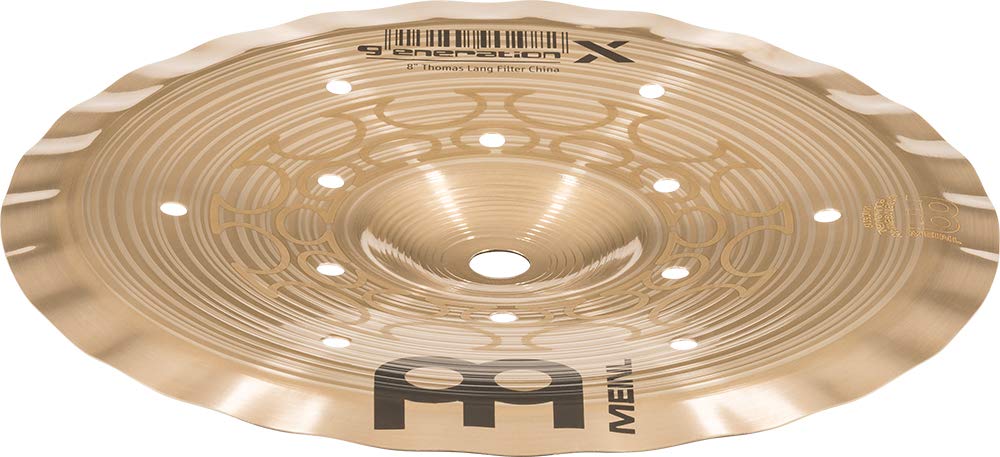 Meinl Cymbals GX-8FCH Generation X Thomas Lang Signature - Piatto Filter China, 8" (20,3 cm), Finitura standard
