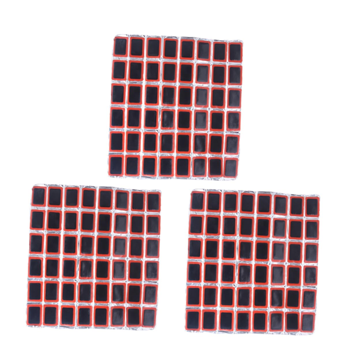 Mipcase 3Sheets Tire Repair Patches for Motor Bikes Rubber Kit for Quick Inner Tube Fixes for Home and Emergency Use Lightweight and Easy to Carry