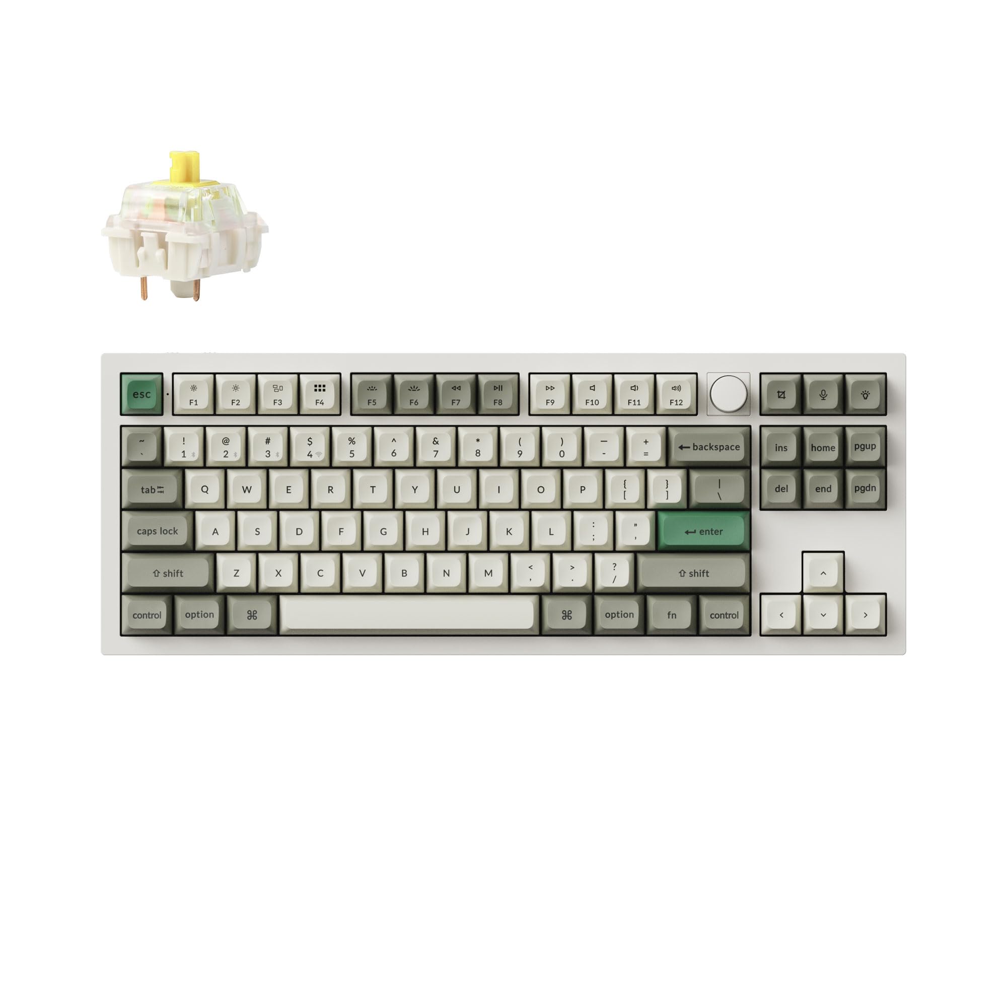 使用時間30分！keychron k13 max US 茶軸 Hスワップ RGB 使用時間30分！keychron k13 max US 茶軸 Hスワップ RGB - メルカリ