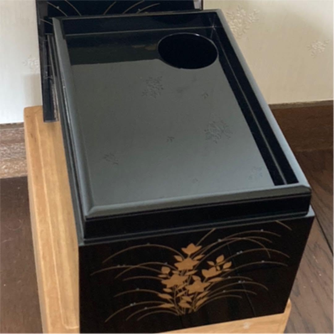 茶箱 田崎昭一郎 輪島塗 希少 輪島塗 茶箱 田崎昭一郎 輪島塗 茶箱