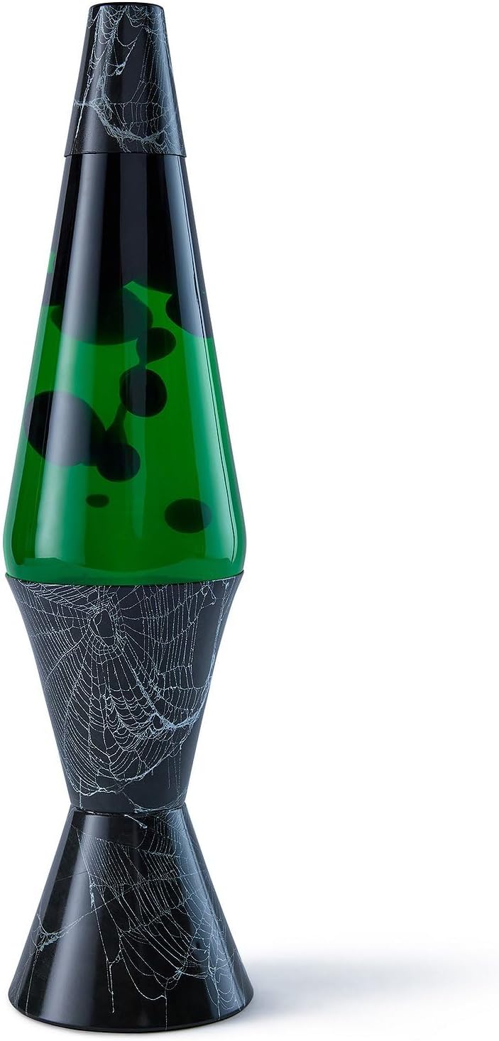 Spencer Gifts Lava® Lamp - 17" Creepy Cobweb - The Original Motion Lamp -