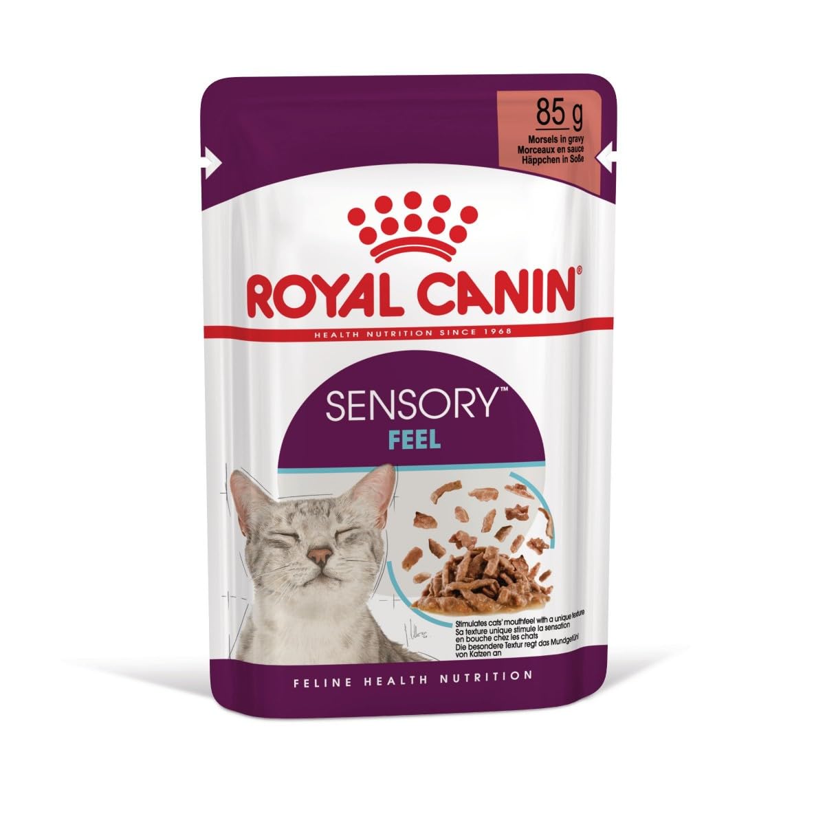 ROYAL CANIN Sensory Feel Wet Cat Food Chunks in Sauce 12 x 85g