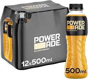 Powerrade Golden Mango Sports Drink 12 x 500ml - No Added Preservatives ...