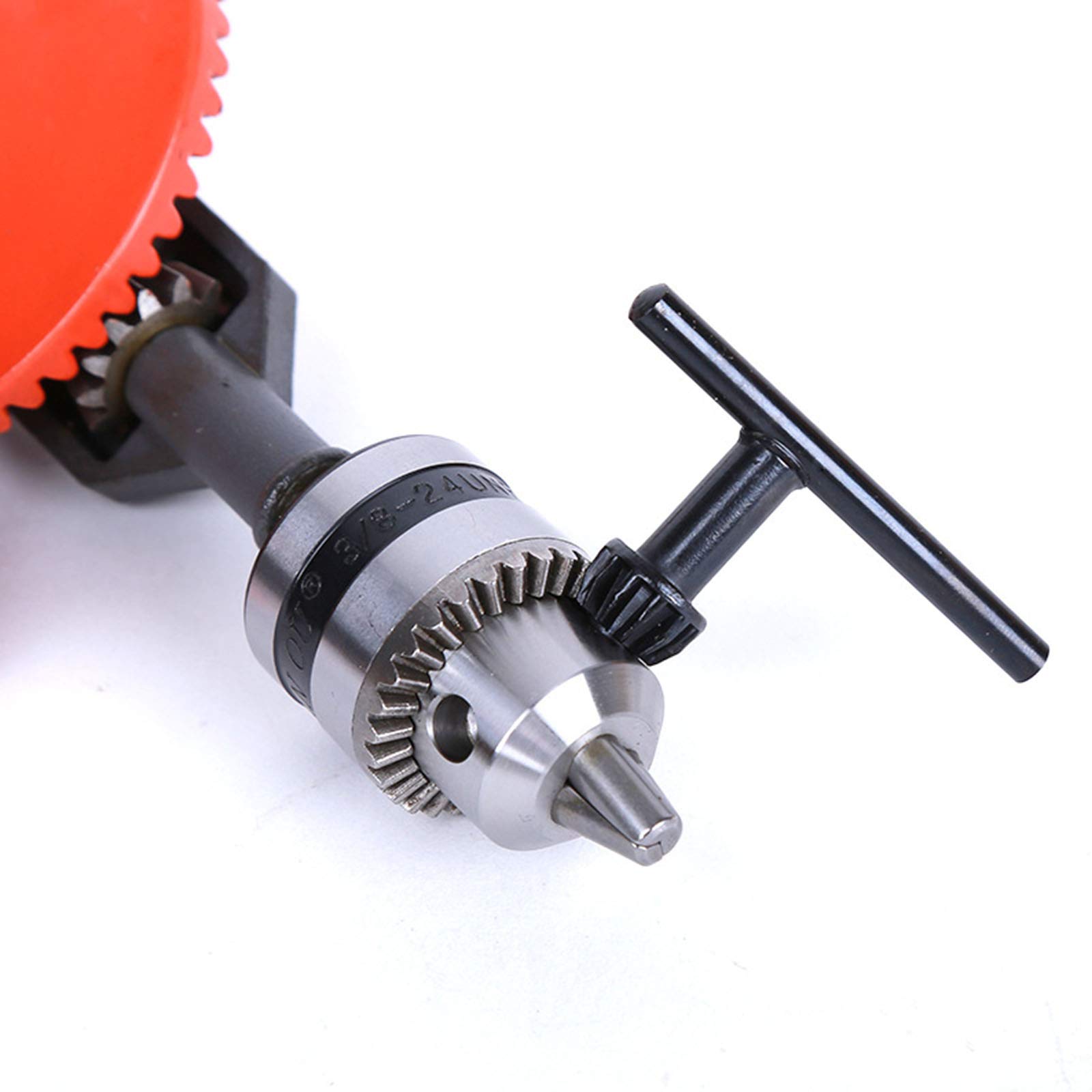 Taladro Manual De Manivela Doble Engranaje Portátil Taladro De Manivela, 1/4 Pulgada (0.6-6Mm) DIY Taladro De Carpintería Suministros De Enseñanza Herramientas A Mano