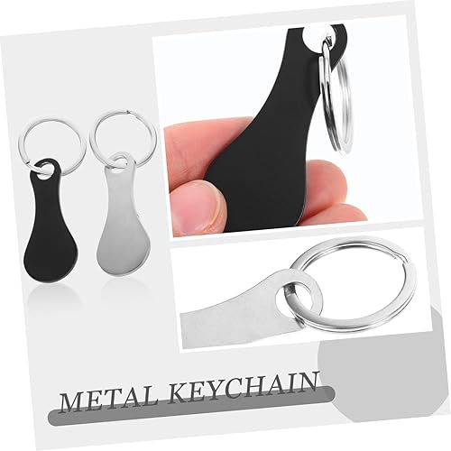 Miniatura 5 de EXCEART 16 Pcs Shopping Cart Token Metal Keychain Trolley Coin Keyring Key Rings for Keychains Grocery Cart Token Shopping Trolley Tokens Metal Key