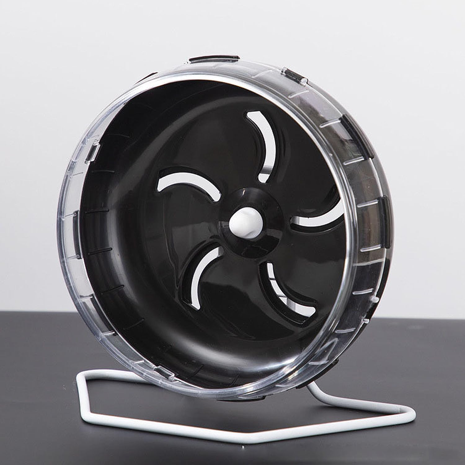 Silent Hamster Wheel, YAOBVIS 8.5 Inch Quiet Hamster Exercise Wheel Running Wheels with Adjustable Stand for Hamsters Gerbils Mice and Small Pet - image 4