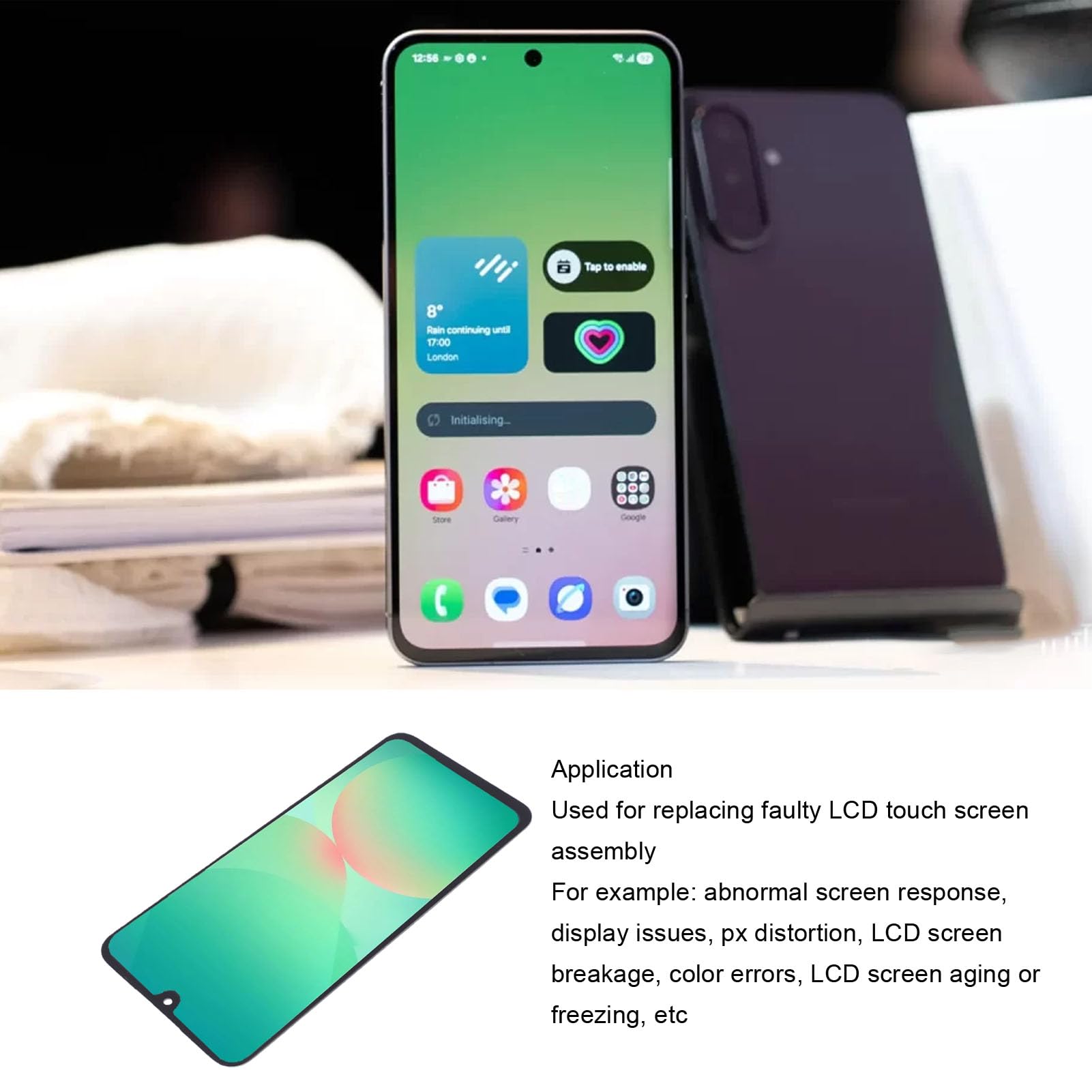 Zamiennik Ekranu Telefonu 6,7 Cala do A26 5G, Organiczny Wyświetlacz LED LCD Zestaw Naprawczy do Montażu Digitizera z Narzędziami Naprawczymi Obsługa Odcisków Palców