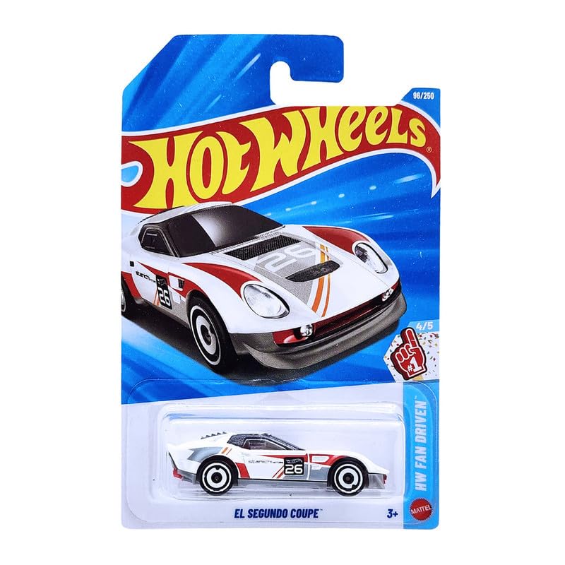 Image of Hot Wheels EL Segundo Coupe HW Fan Driven Ages 3 and Up 96 /250 (White)