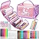 MeCids Kinder Marker Set mit Bleistift Fall Schule Art Supply Kit Waschbare Marker Buntstifte Malerei Zeichnung Coloring Arts/Handwerk Geschenke für Jungen Mädchen
