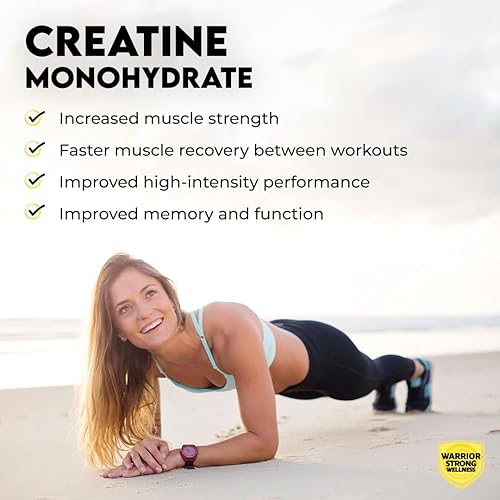 Miniatura 8 de Monohidrato de creatina en polvo, 1 libra, 100 porciones, certificado ISO probado vegano, polvo micronizado sin sabor - Soporte muscular, energía