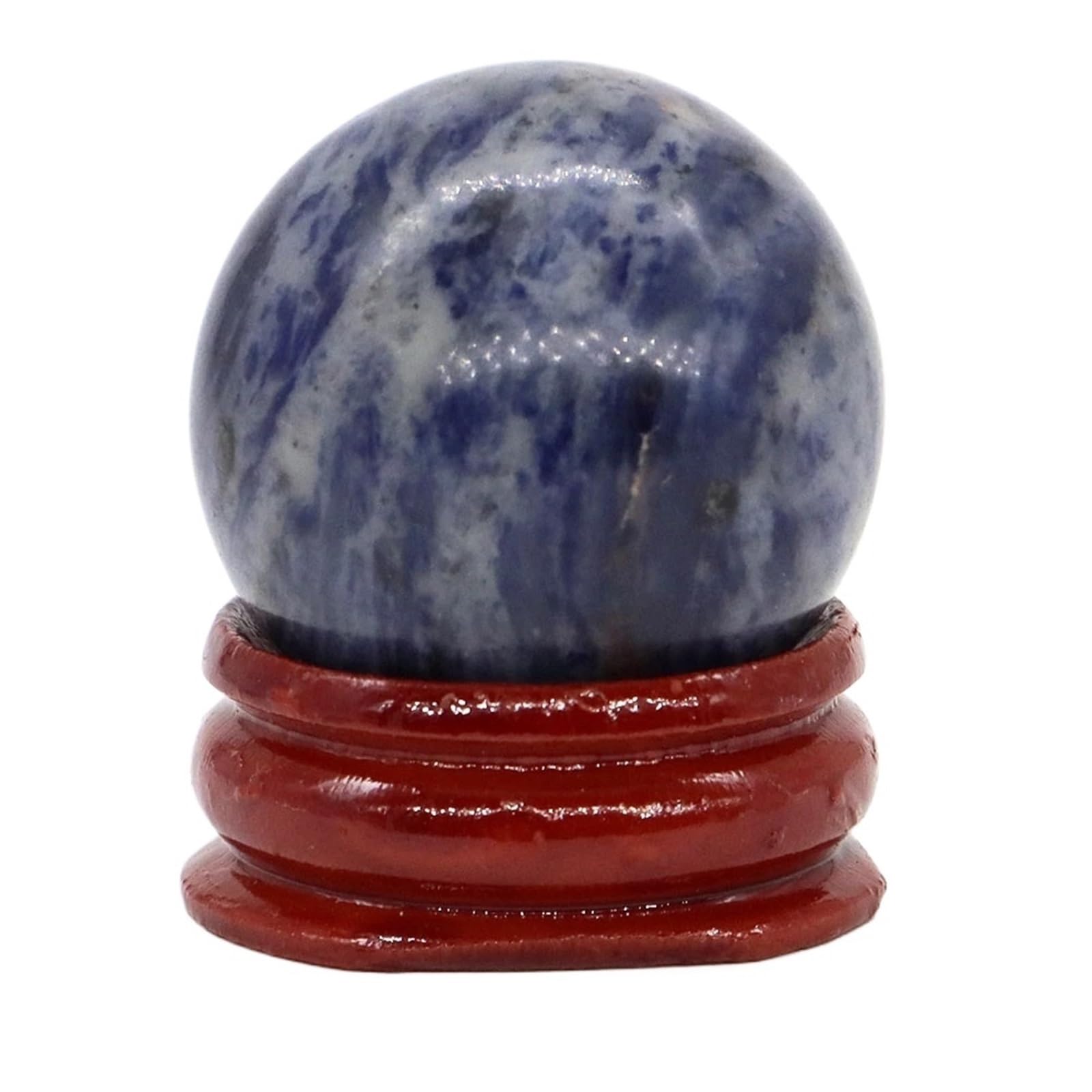 BAYNOPURIN Crystal Sphere 30mm Stone Sphere Quartz Globe Mineral Collection Household Decor