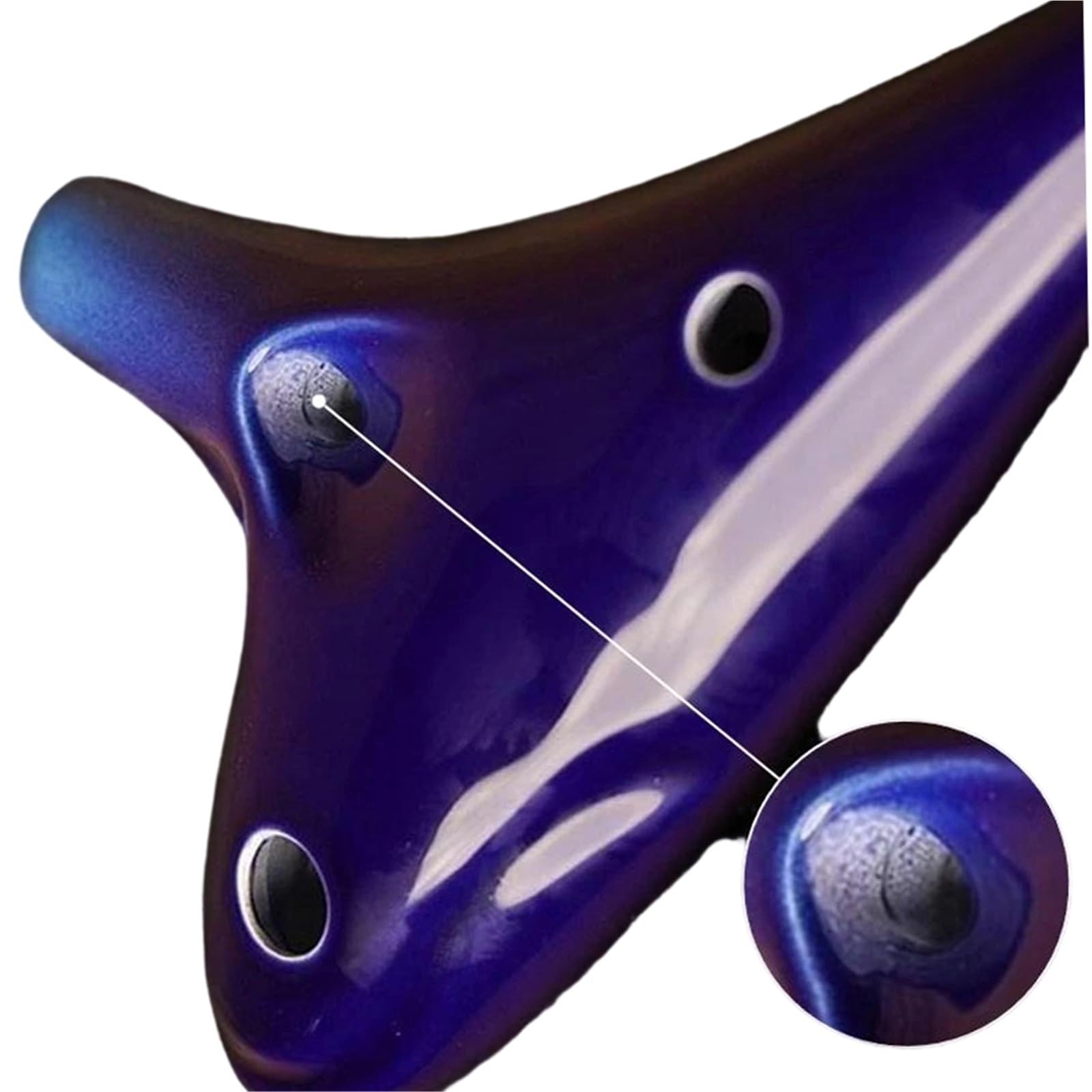 Okaryna Profesjonalna Łatwy do gry 12-dołkowy alt C ocarina