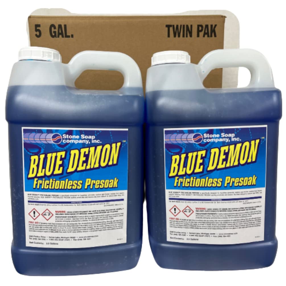 Blue Demon High pH Touchless Presoak, 2.5 Gallon Two Pack, (5 Gallons Total)