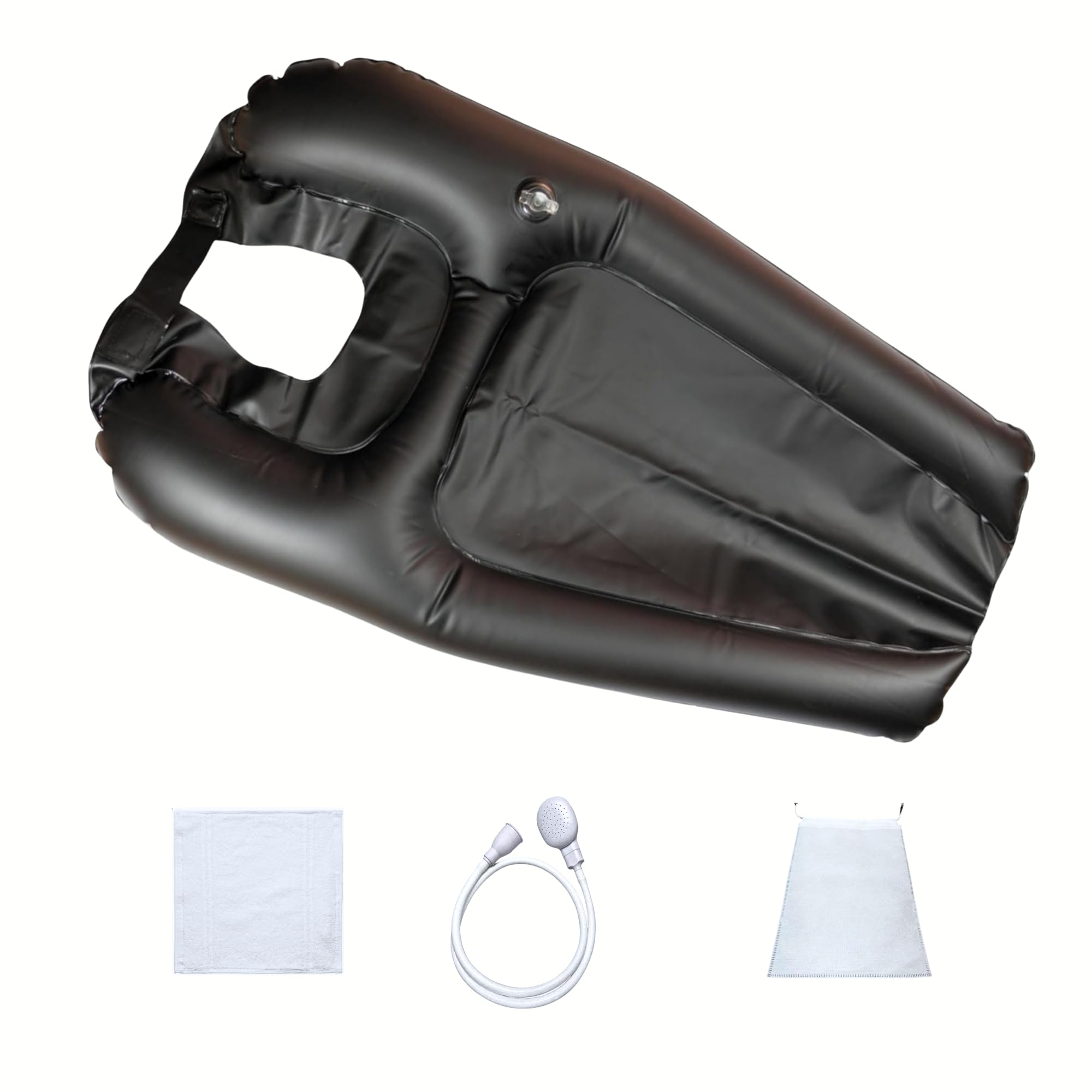 EURI | Set Lavatesta portatile per la casa | Lavatesta portatile | Lavatesta per letto e sedute