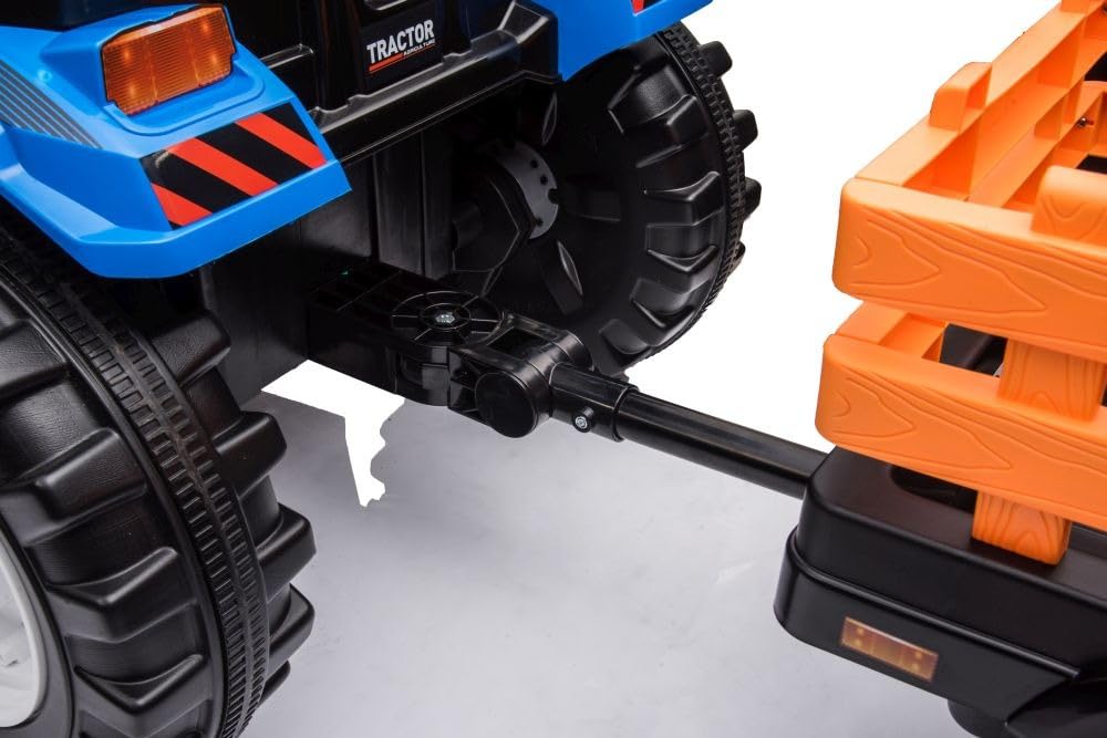 Trattore a batteria da 24 V per bambini, con Hercules Blue 24 V, controllo RC, da 1 a 7 anni