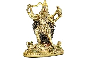 Kali Statue: Exquisite Indian Goddess Idol for Puja and Home Decor