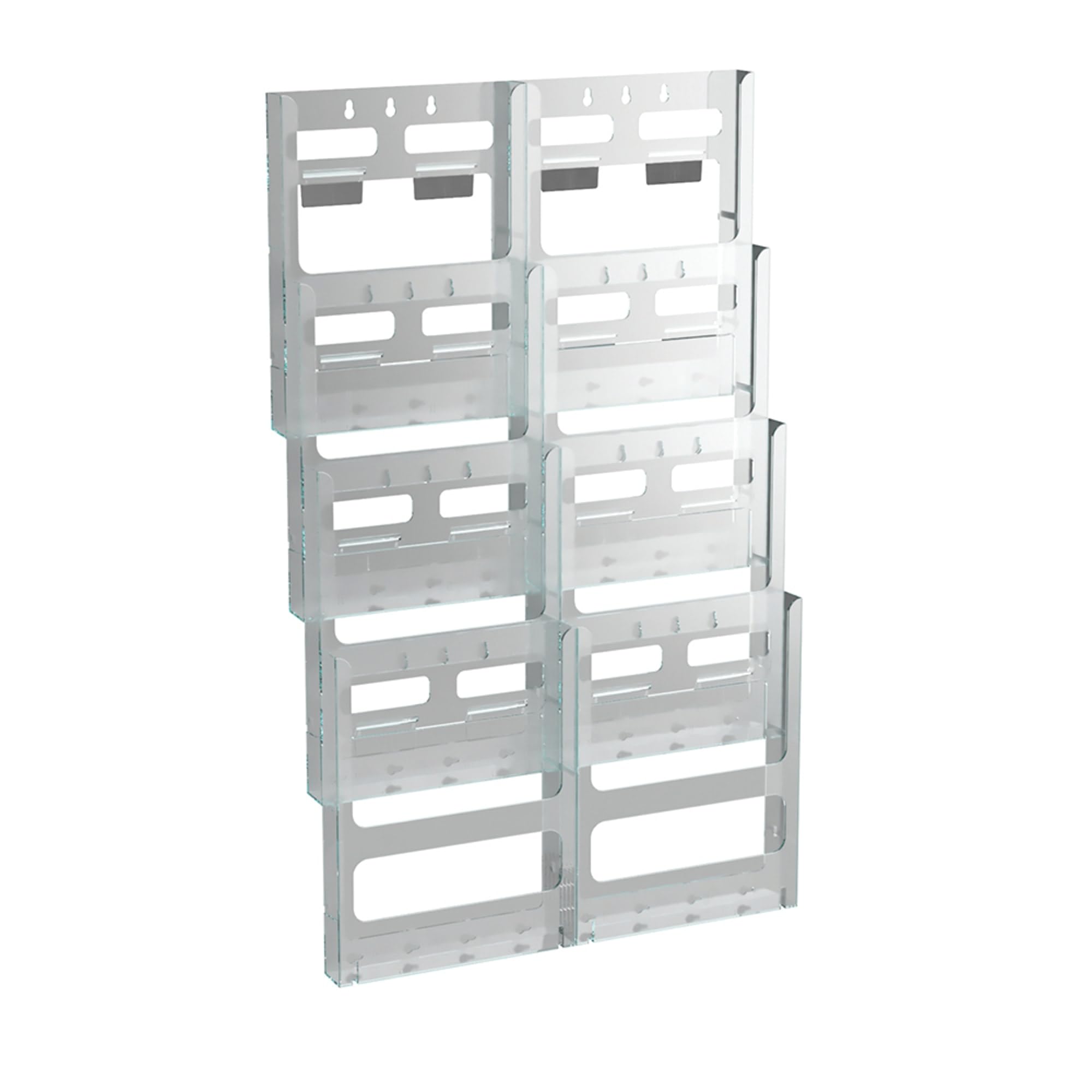 Azar 252322 Wandhalter mit 8 Fächern für Briefe