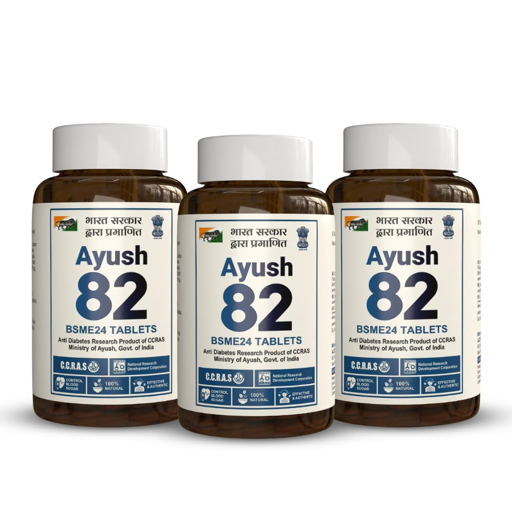 Ayush 82 BSME24 Tablets, Diabetes Care, Research Product of CCRAS, Ministry of Ayush, Govt. of India, Control Blood Sugar Level Naturally (360 Tablets) (B0CWCRYNJR) Amazon Price History, Amazon Price Tracker