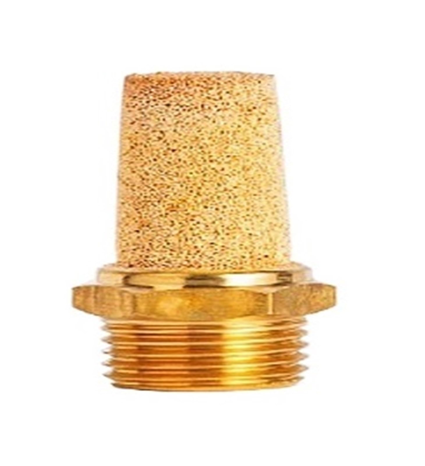 Silencieux d'échappement pneumatique 1/8 ''1/4'' 3/8 ''1/2'', filetage mâle for le bruit de l'air, en laiton réglable, Long et court BSL(Long-G1)