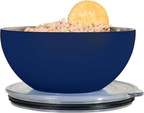 served Marca  Cuenco pequeño de alta calidad mantén la comida caliente o fría durante horas con nuestro cuenco de acero inoxidable aislado al vacío,