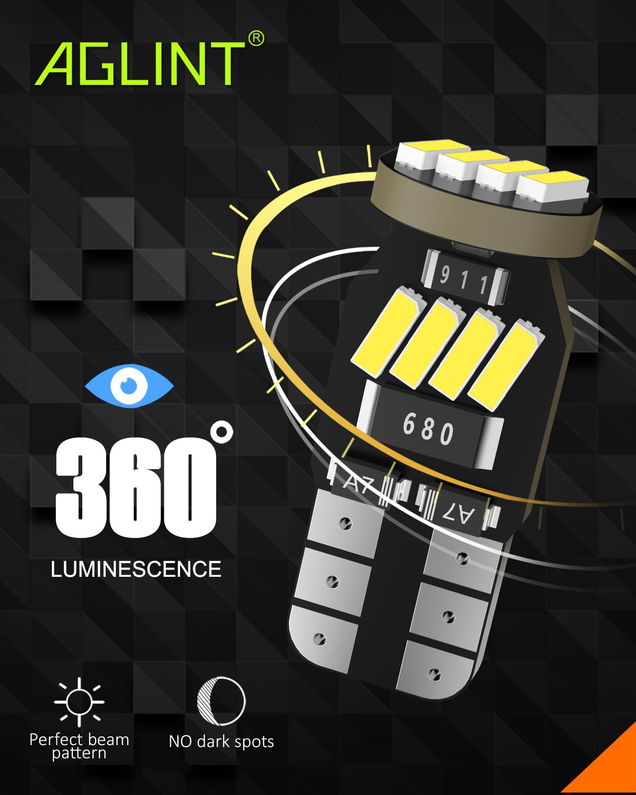 Żarówka LED 194 T10 W5W 501, 168, 2825 Wedge 12 V, zapasowe żarówki do świateł wewnętrznych LED, kopuła, mapa drzwi, bagażnika, oświetlenie tablicy rejestracyjnej, 6500 K, białe, 10 szt