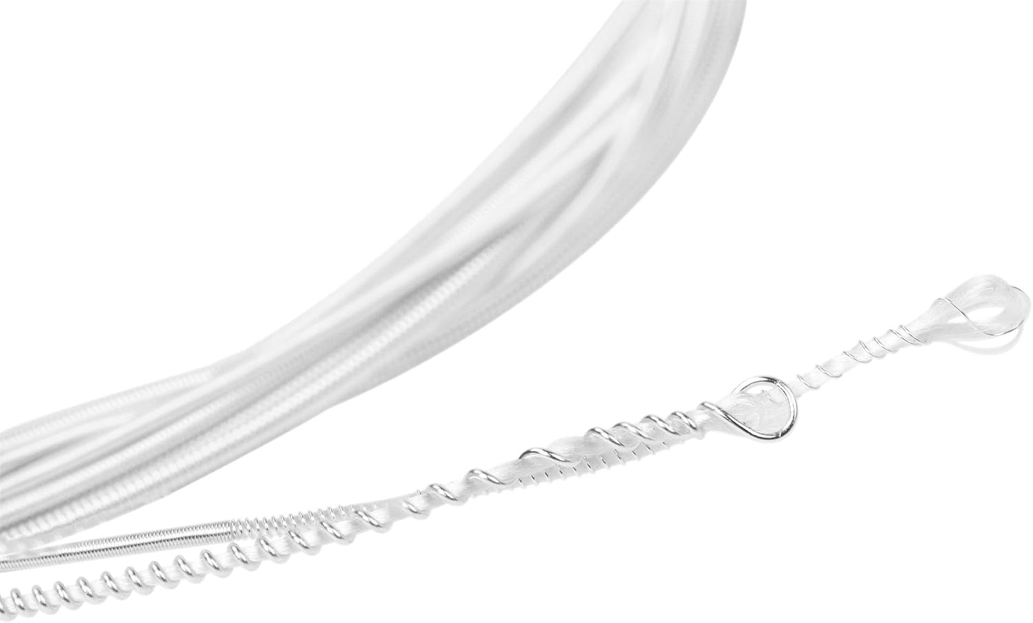 Classical Guitar Strings, Alice 2 Pack AC130 Classic Nylon Guitar 6 Strings Normal Tension 28-43 Gauge with Anti-Rust Coating, Silver Plated Wrap
