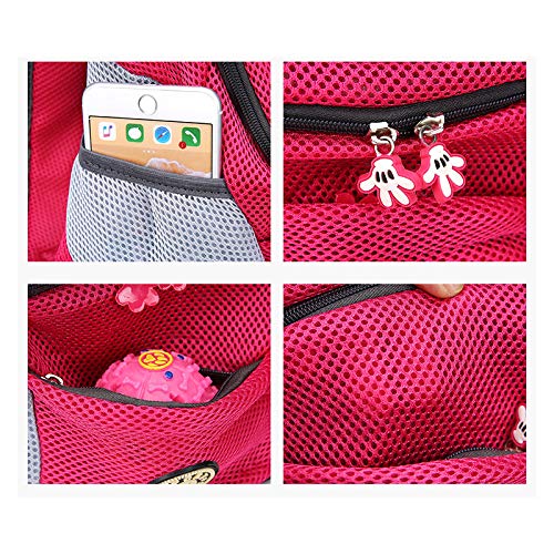 QiaoJia Estilosa mochila para transporte de cães e gatos para animais de estimação, bolsa de ombro p