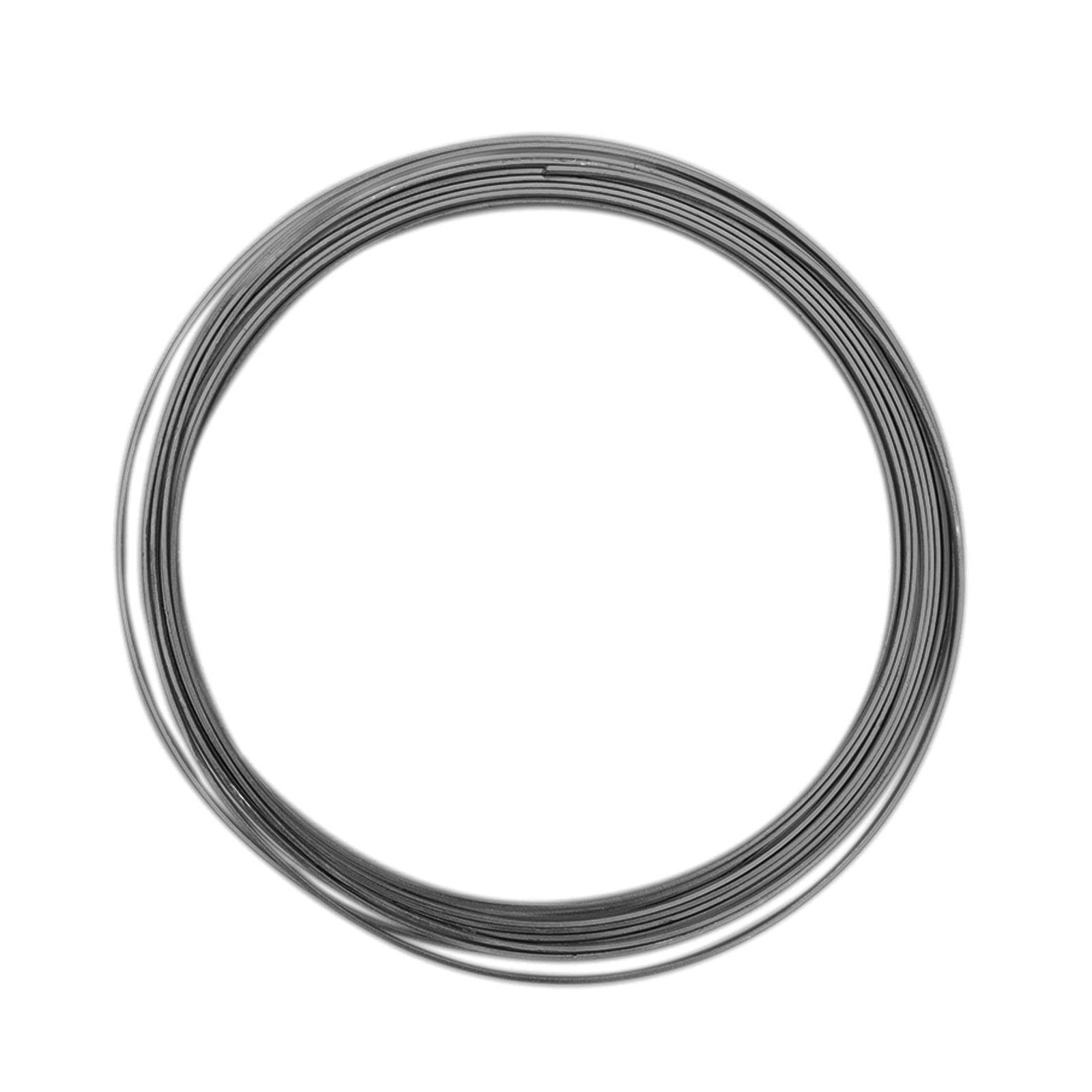 Vaessen Creative 24234-025 Aludraht Flach Schmuck, Biegsam, Aluminium, anthrazit Pantone, 3, 5 x 1 mm x 5 m