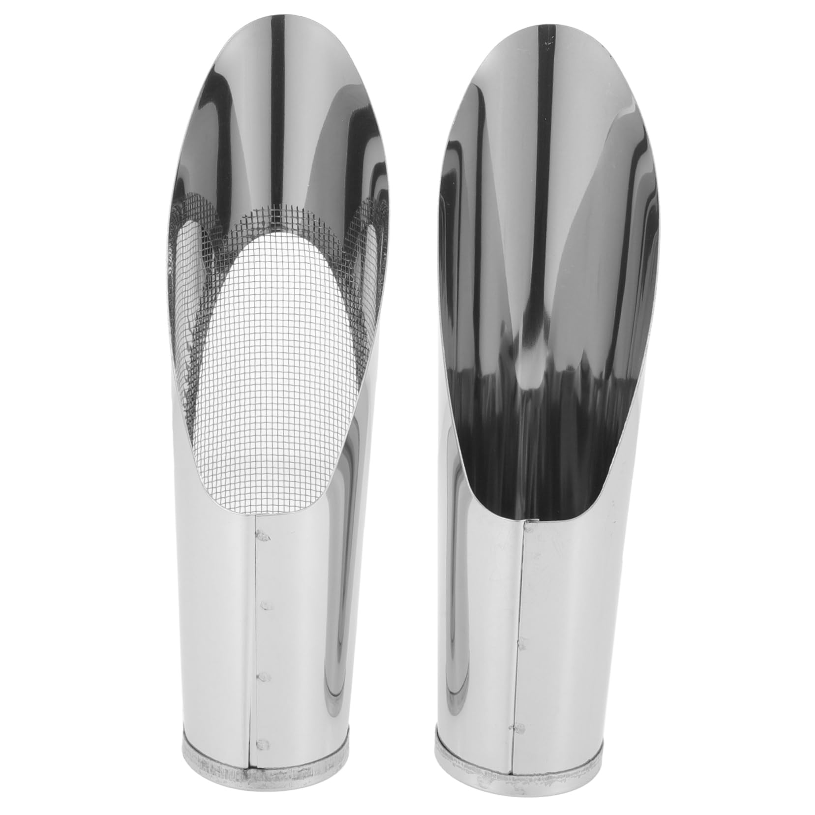 IWOWHERO 2Pcs Stainless Steel Garden Shovel Ergonomic Planting and Sifting Tools for Easy Digging and Transplanting Durable Garden Supplies for Flower and Plant Care