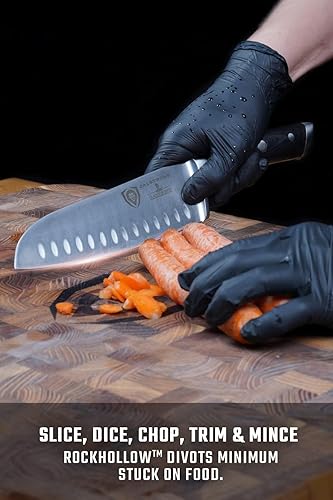 Miniatura 3 de DALSTRONG cuchillo Santoku - Serie Gladiator - Acero HC alemán - 7pulgadas 180mm