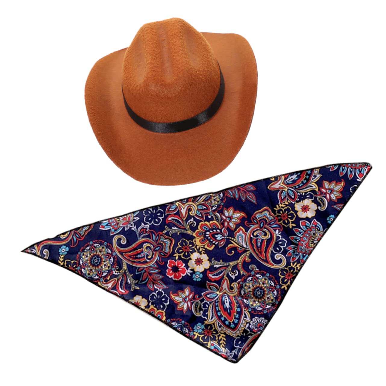 INOOMP 5piezas Sombrero De Perro con Bandana De Gorra Cómoda para Mascotas Accesorio Decorativo para Fiestas y Eventos Especiales