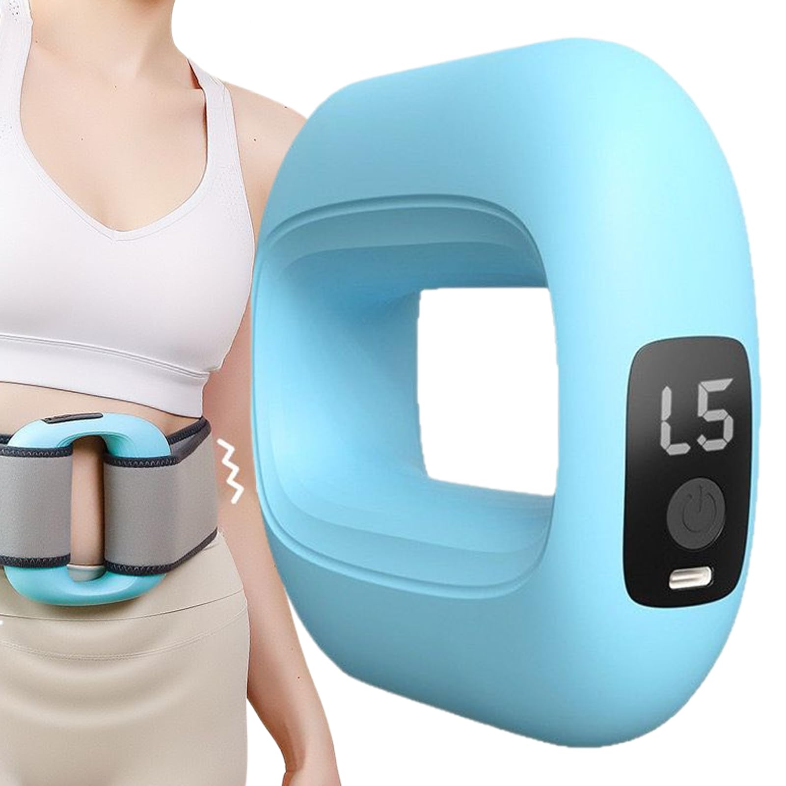 Anneau De Fascia Multifonctionnel Électrique - Masseur Silicone Portable Pour Corps Entier