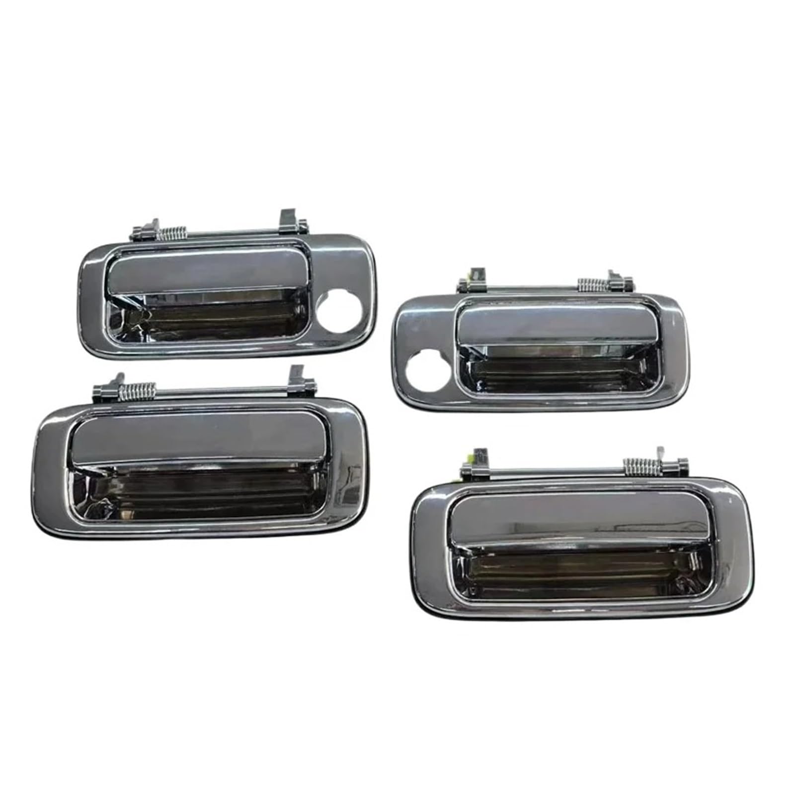 Nokrgqw Set 4Pcs Left Handle Passenger Exterior Door Handle For Toyota For Land For Cruiser For Fj80 1990-1998 69210-60010 69220-60010 69230-60010 69240-60010(Set 4Pcs)