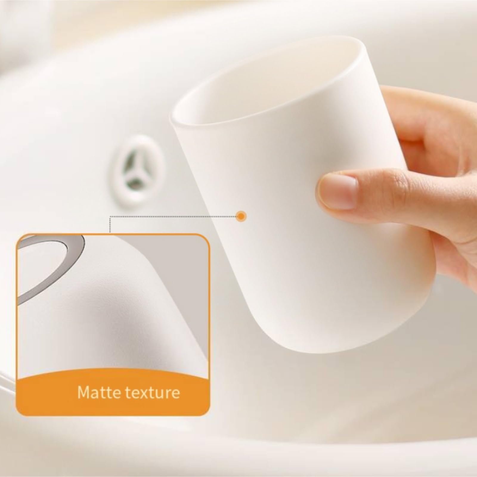 Porta Cepillo Dientes Baño Vasos De Baño Portacepillos Dientes Porta Bolígrafos For Uso En Dormitorios Domésticos Hogar Y Cocina(5pcs)